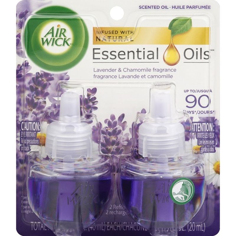 Air Wick Essential Oils Scented Oil Refills Lavender & Chamomile (0.67 fl oz) from ShopRite