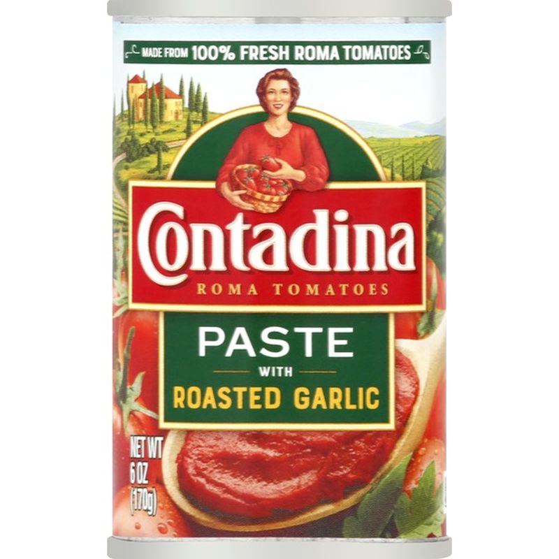 Contadina Tomato Paste, Roasted Garlic (6 oz) Instacart