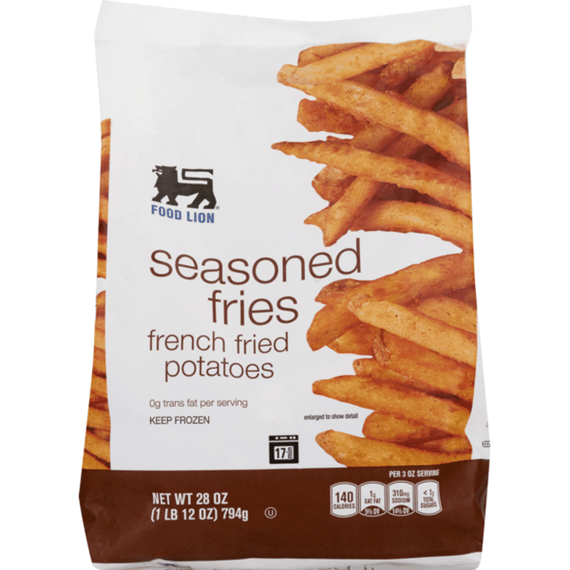 Food Lion Fried Potatoes French Seasoned Fries Bag 28 Oz Instacart