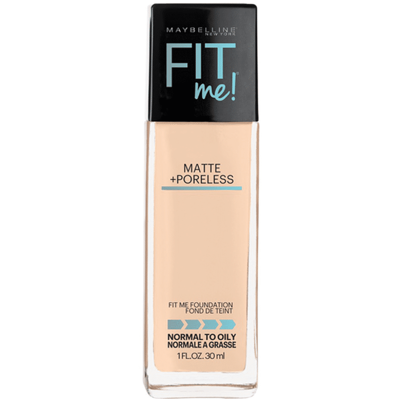 Maybelline Foundation, Matte + Poreless, Classic Ivory 120 (1 fl oz ...