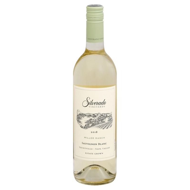 Silverado Vineyards Sauvignon Blanc, Miller Ranch, 2018 (750 ml ...