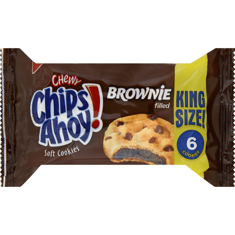 Chips Ahoy! Cookies, Soft, Brownie Filled, King Size! (6 each) Instacart