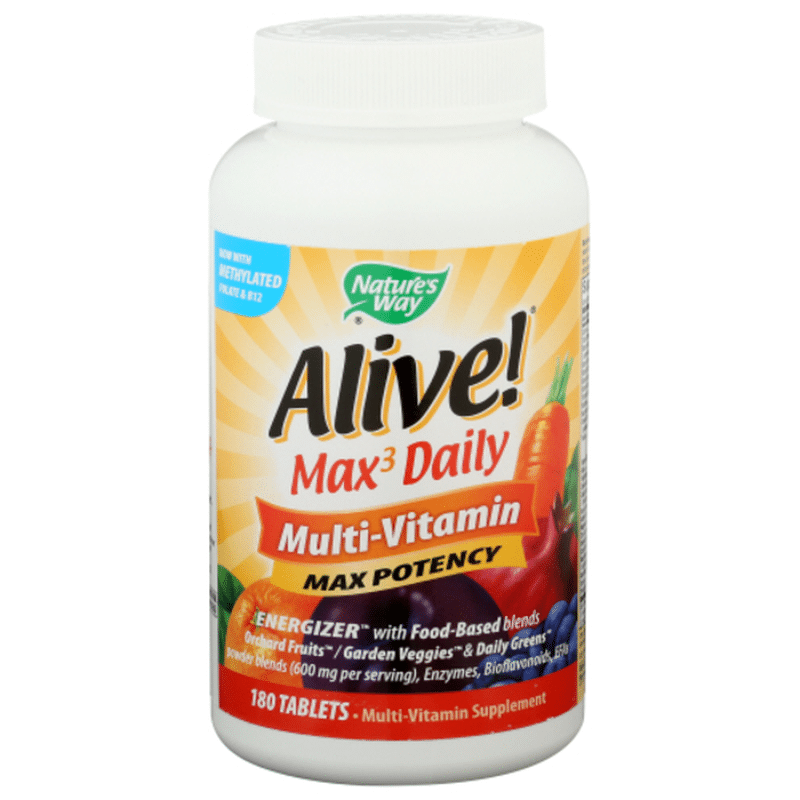 Alive MultiVitamin, Max Potency, Tablets (180 each) from Sprouts