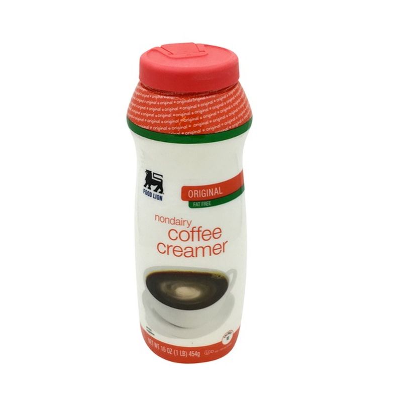 Food Lion Coffee Creamer, Non Dairy, Fat Free, Original, Box (16 oz