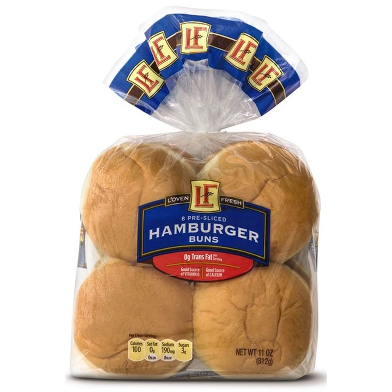 L'oven Fresh Hamburger Buns (12 oz) from ALDI - Instacart