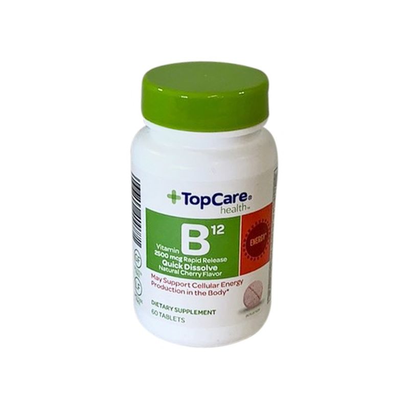 Top Care Vitamin B12 2500 Mcg May Support Cellular Energy Production In