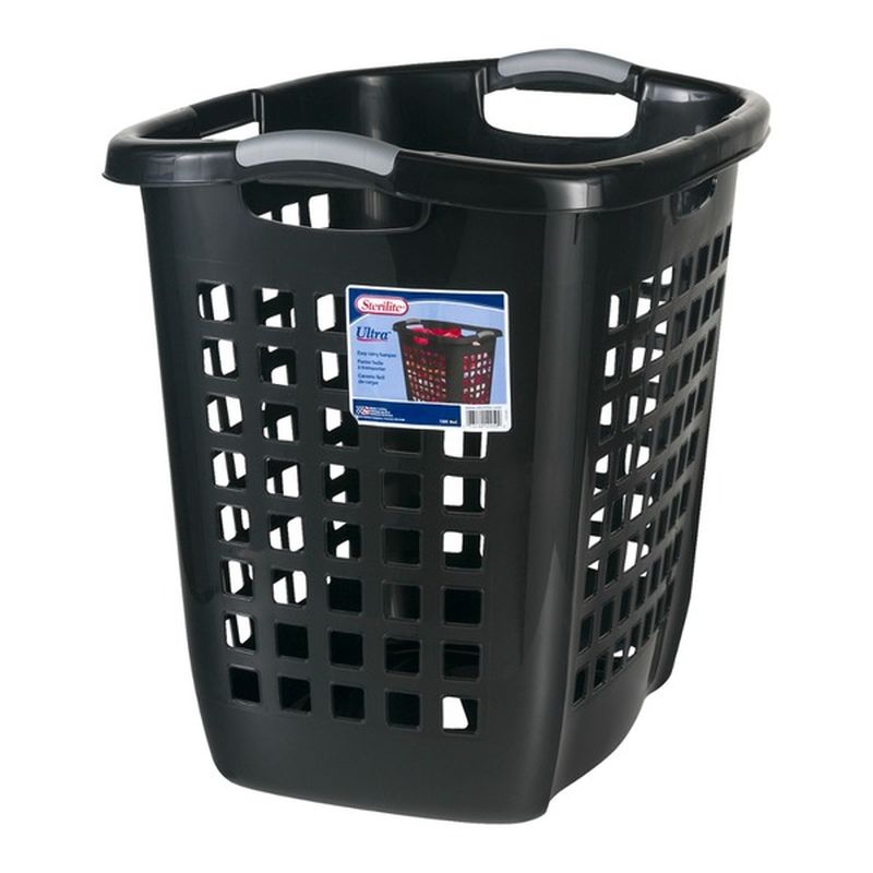 Sterilite Laundry Basket, Black (1 each) Instacart