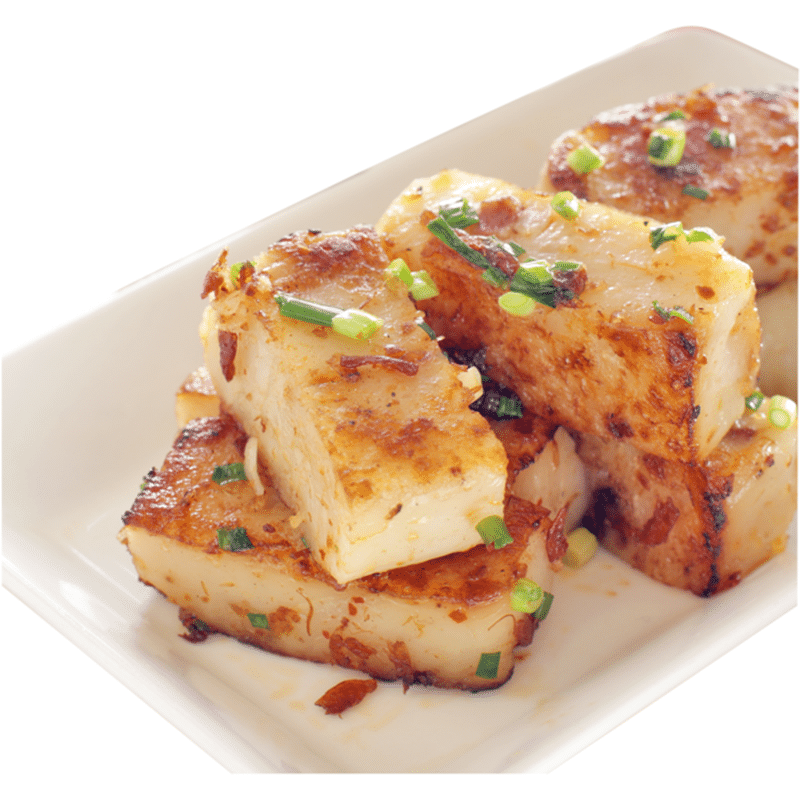 T&T Pan Fried Turnip Cake