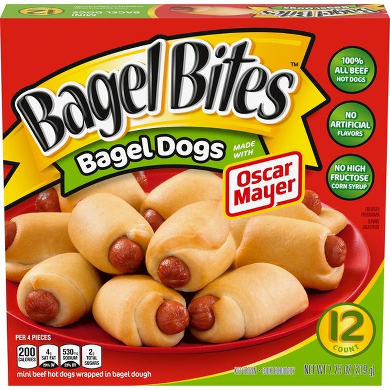 Bagel Bites Bagel Dogs Made with Oscar Mayer (12 ct) from Publix