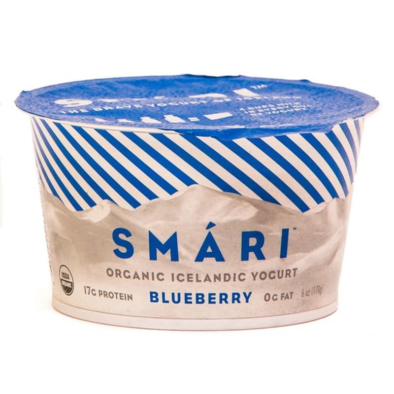 Smari Organic Icelandic Blueberry Yogurt