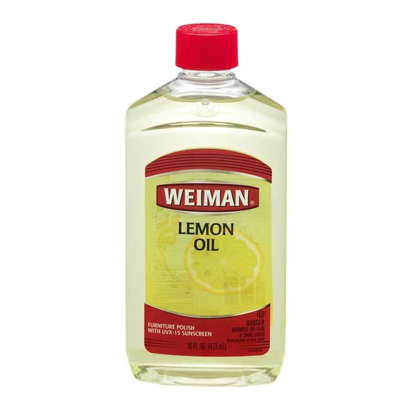 Weiman Furniture Polish, Lemon Oil (16 oz) Instacart