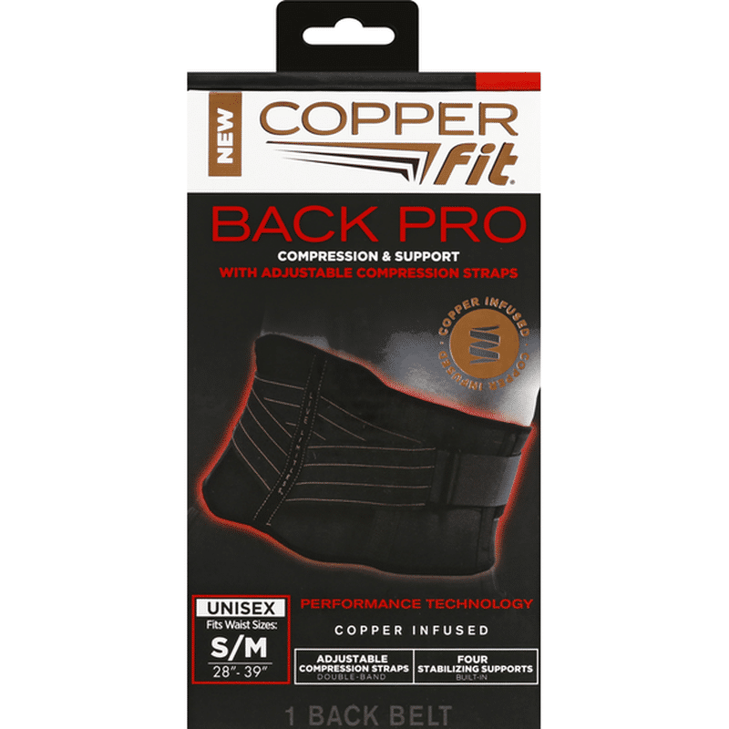 Copper Fit CopperFit Back Pro - S/M - Black (1 each) - Instacart