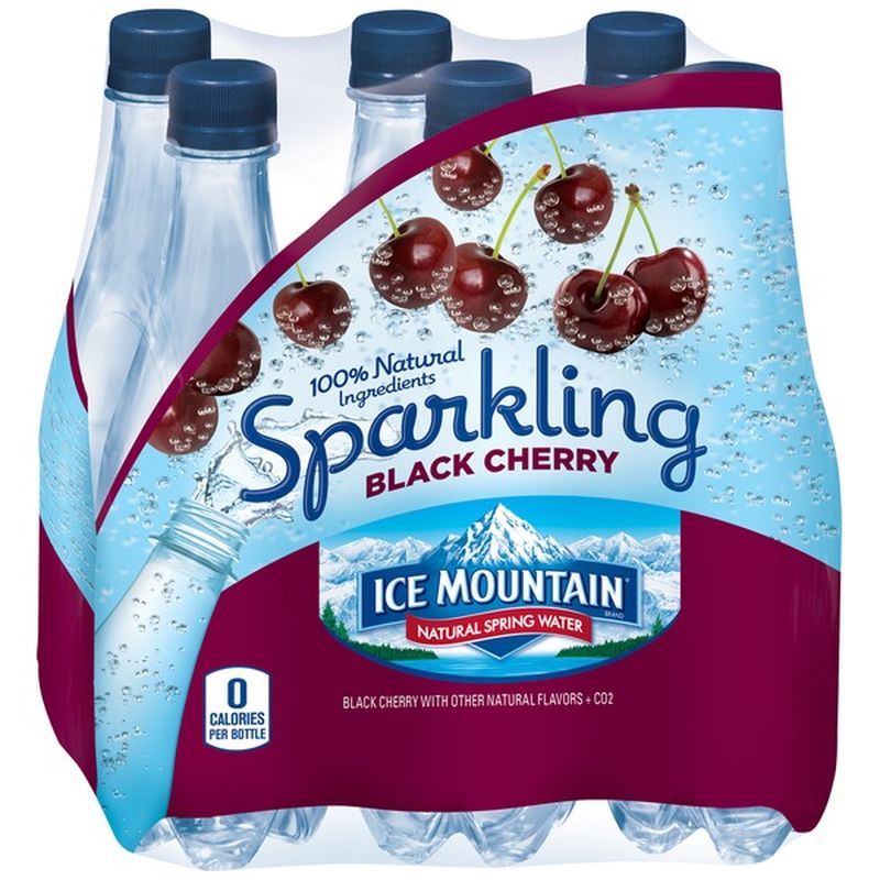 Ice Mountain Black Cherry Sparkling Natural Spring Water (0.5 L