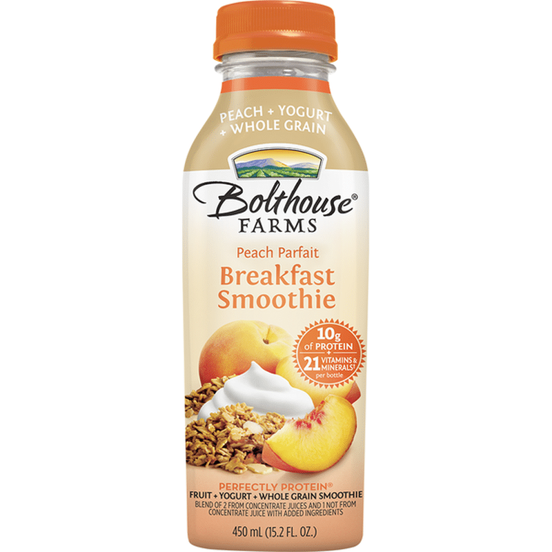 Bolthouse Farms Smoothie, Breakfast, Peach Parfait (15.2 oz) from