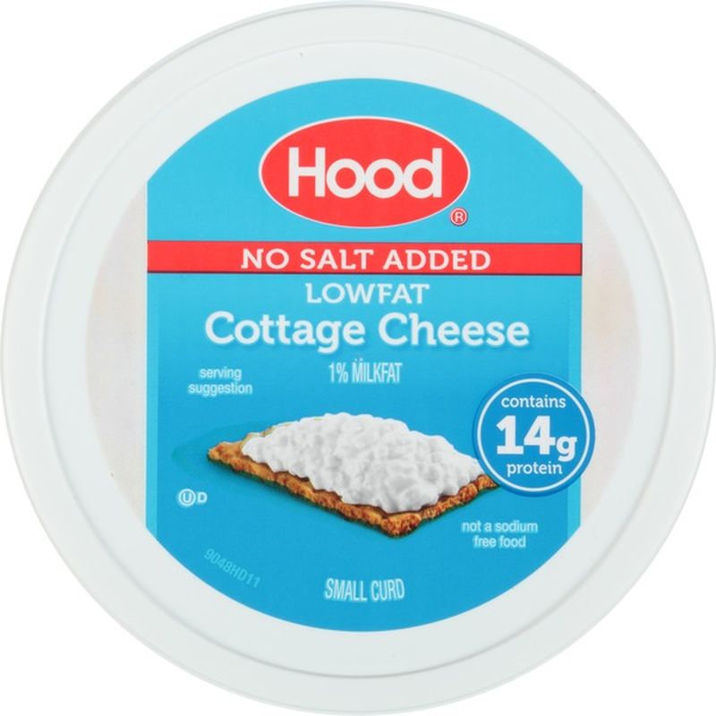 Hood No Salt Added Lowfat Small Curd Cottage Cheese (16 oz) Instacart