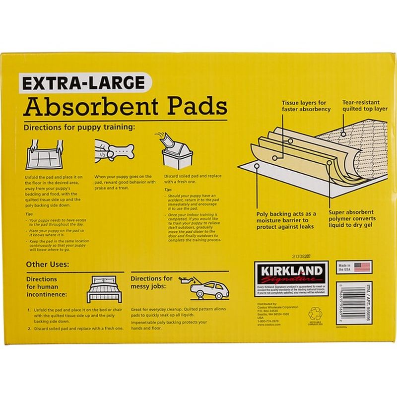 kirkland dog pads