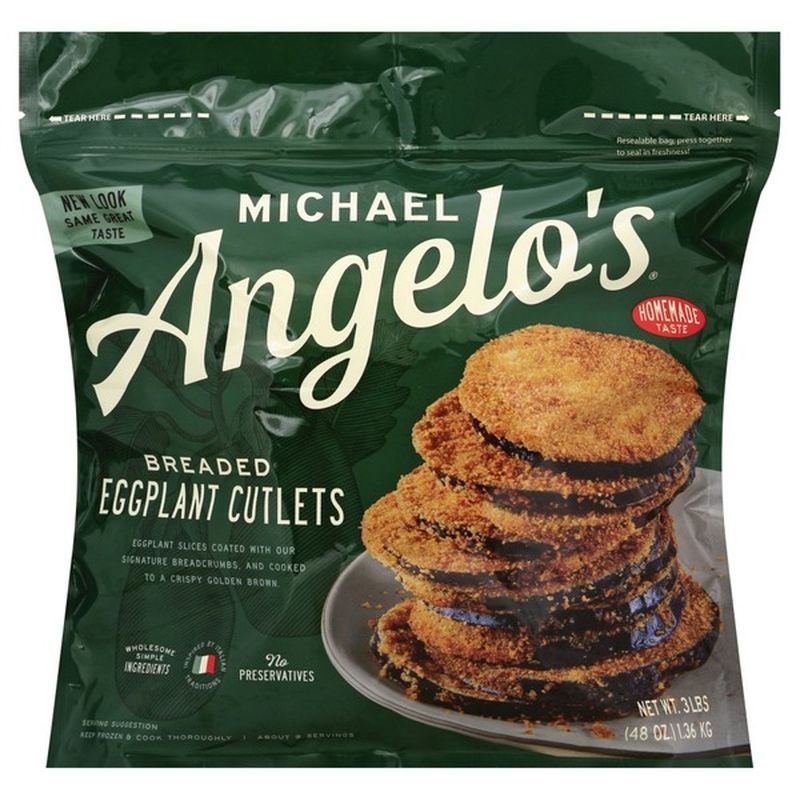 Michael Angelo's Eggplant Cutlets, Breaded (48 lb) Instacart