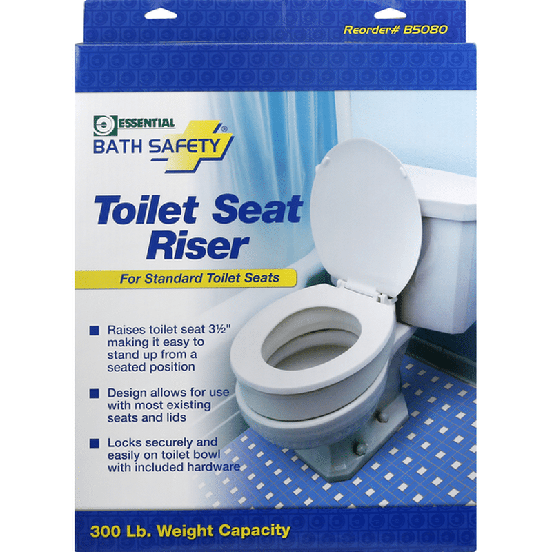 Essential Bath Safety Toilet Seat Riser (1 each) Instacart