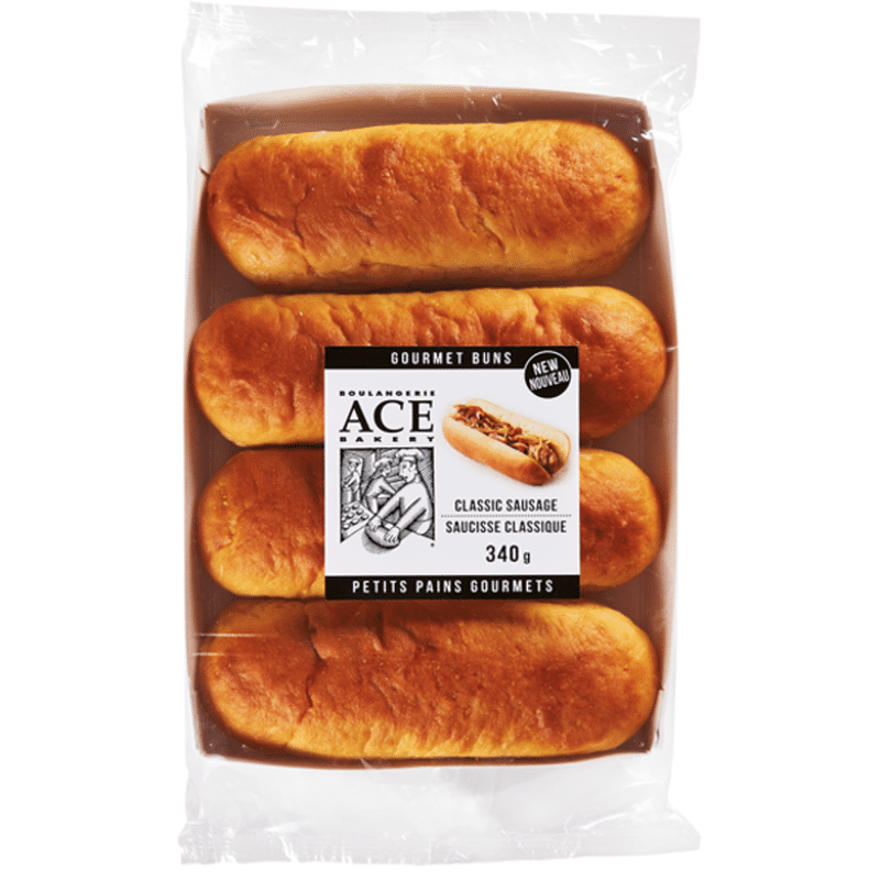 Ace Bakery Gourmet Sausage Buns (340 g) Instacart