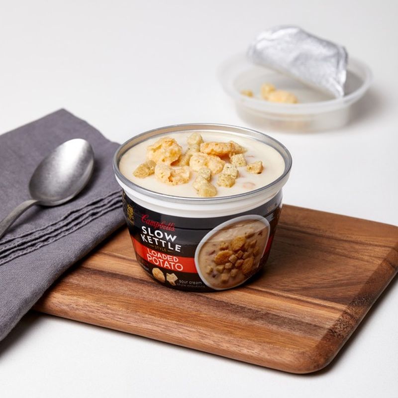 Campbell's® Slow Kettle® Loaded Potato Soup with Parmesan Cheese Crisps
