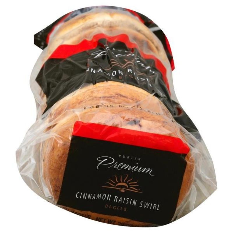 Publix Premium Bagels, Cinnamon Raisin Swirl (6 ct) from Publix Instacart