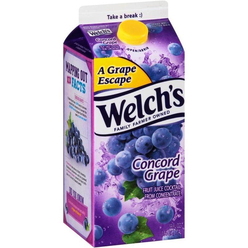 Welch's Fruit Juice Cocktail Concord Grape (59 fl oz) from Kroger