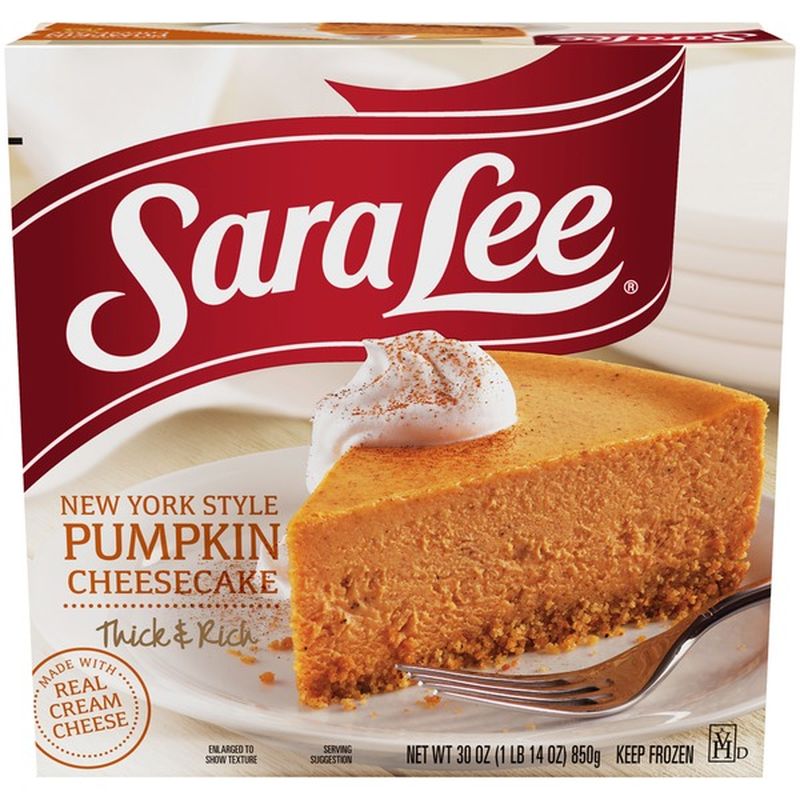 Sara Lee New York Style Cheesecake, Pumpkin, 30 oz ...