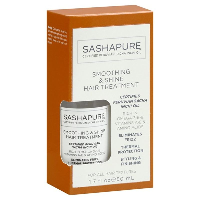 sashapure smoothing & shine hair treatment