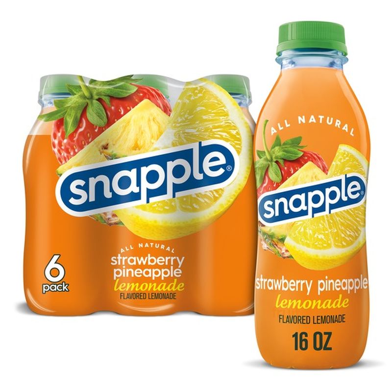 Snapple Strawberry Pineapple Lemonade (16 fl oz) Instacart