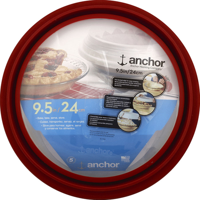 anchor ovenware deep pie plate