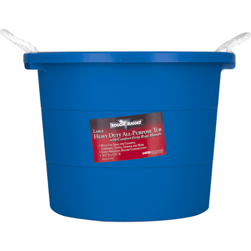 Rough & Rugged Heavy Duty All-Purpose Tub with Comfort ...