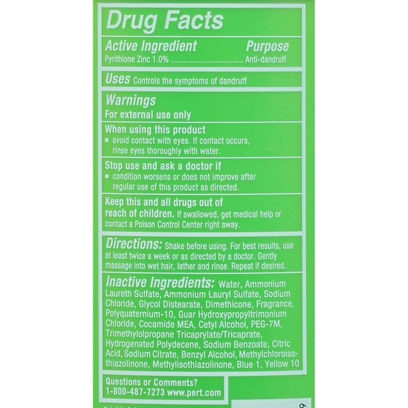 Pert Plus Classic Clean AntiDandruff 2 in 1 Shampoo & Conditioner (25.