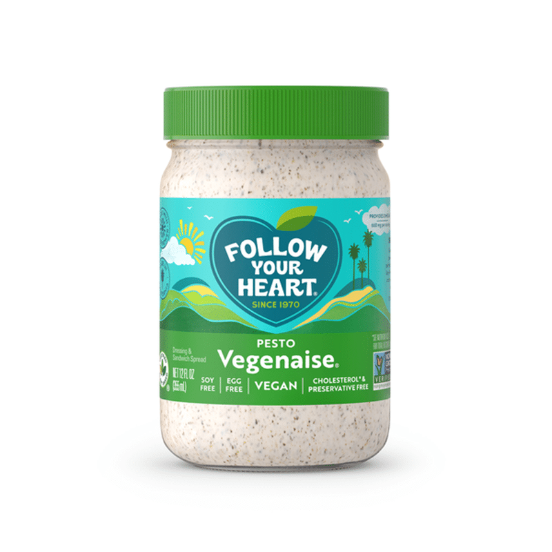 Follow Your Heart Pesto Vegenaise (12 oz) - Instacart