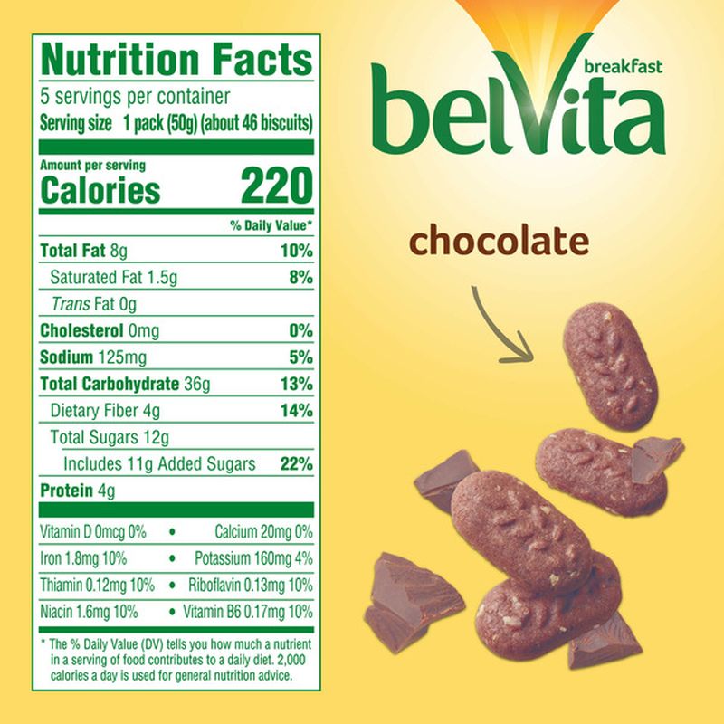 RITZ Belvita Bites Chocolate Mini Breakfast Biscuits (5 ct) Instacart