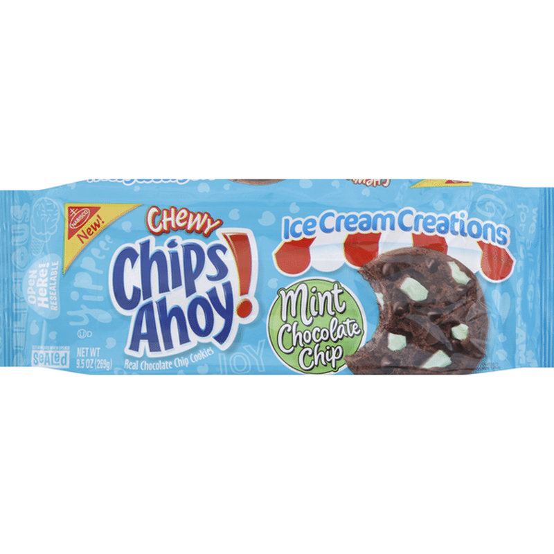Chips Ahoy! Cookies, Real Chocolate Chip, Mint Chocolate Chip (9.5 oz