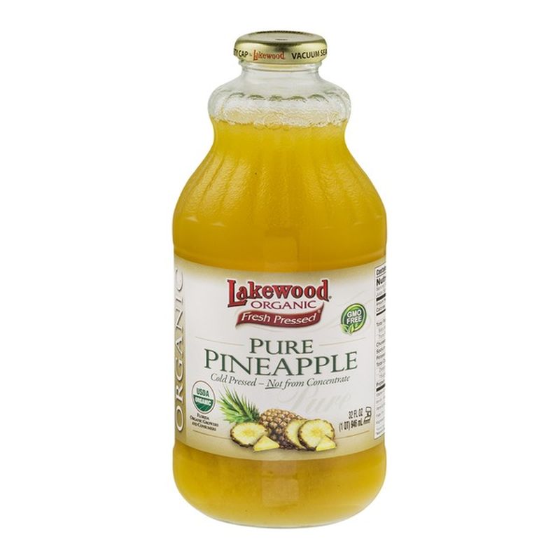 Lakewood Juice Organic Pure Pineapple 32 Fl Oz Instacart 9812