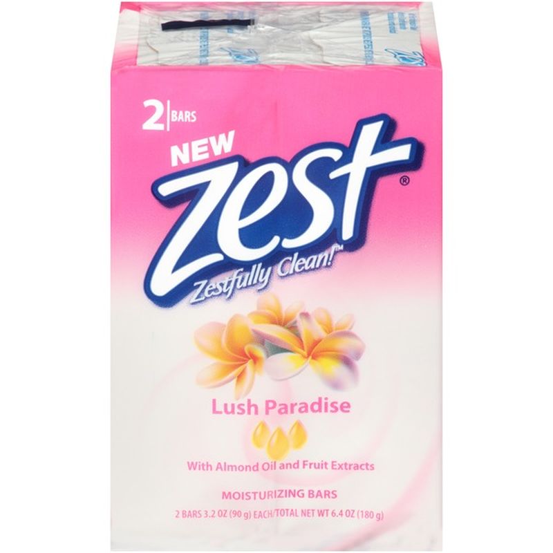 Zest Lush Paradise Moisturizing Bars Soap (3.2 oz) Instacart