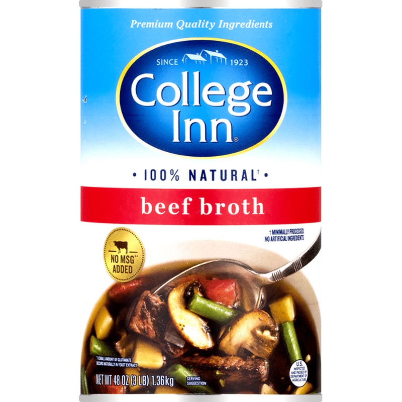 College Inn Beef Broth (48 oz) Instacart