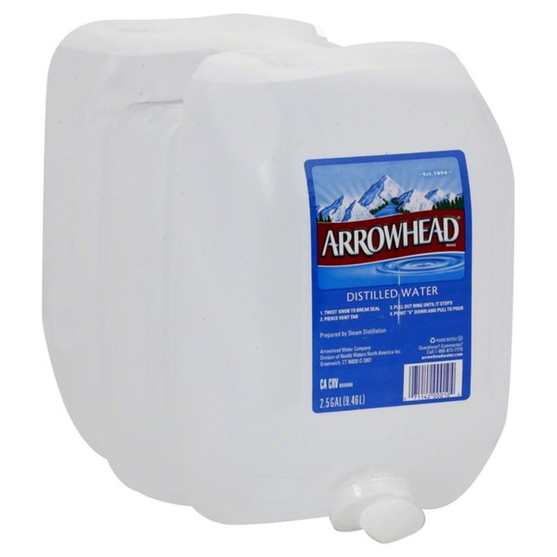 Arrowhead Water, Distilled (2.5 gal) Delivery or Pickup Near Me Instacart