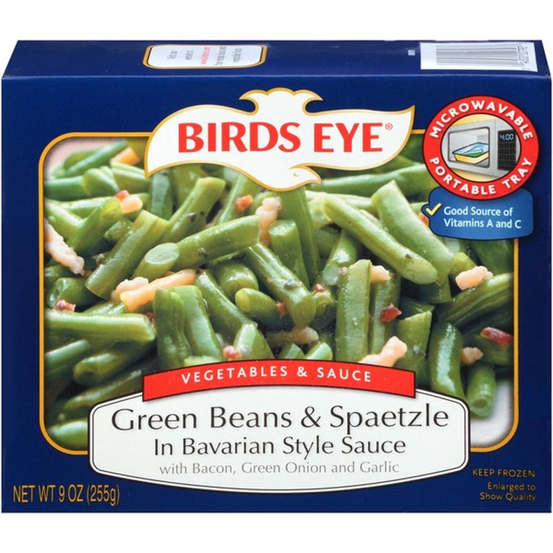 Birds Eye Green Beans & Spaetzle Bavarian Style Sauce Vegetables