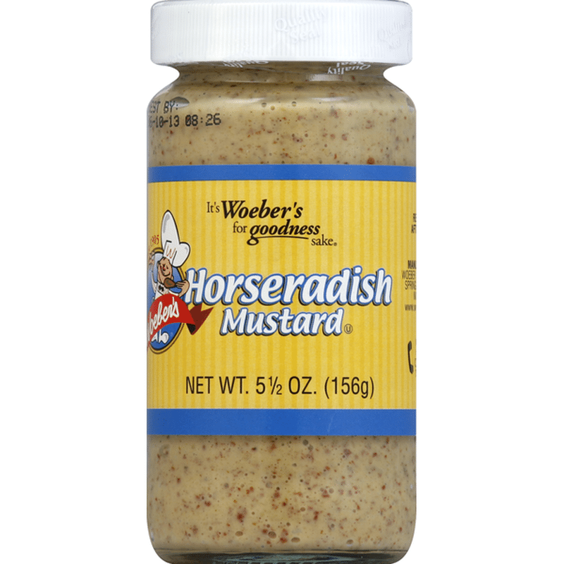 Woeber's Horseradish Mustard (5.5 oz) Instacart