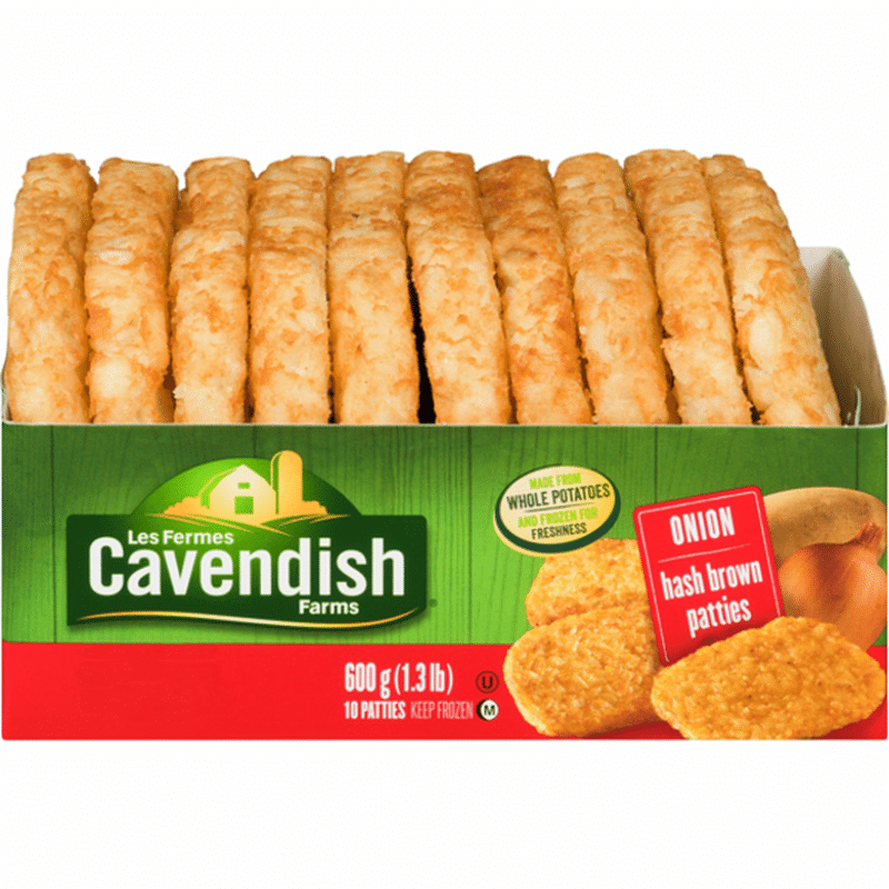 Cavendish Farms Onion Potato Patties (600 g) Instacart