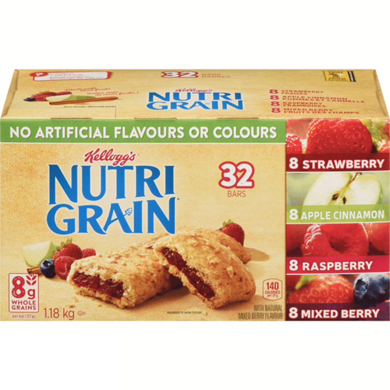 Kellogg's Jumbo Variety Pack Nutri Grain Strawberry Bars