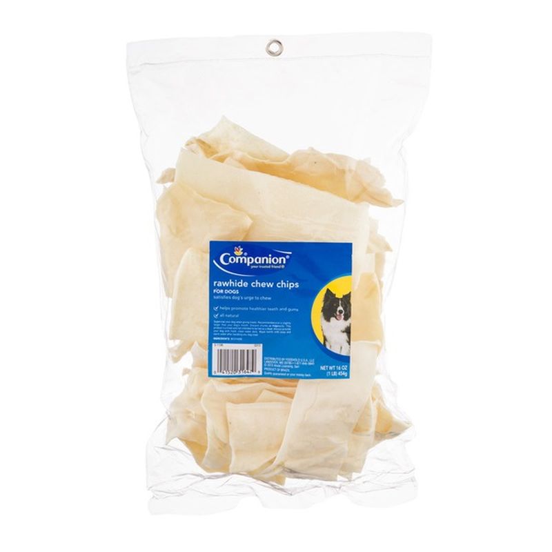 rawhide chew chips