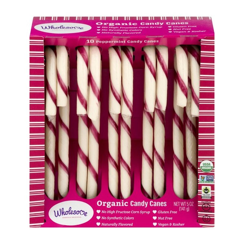 Wholesome Organic Candy Canes 10 CT (5 oz) Instacart