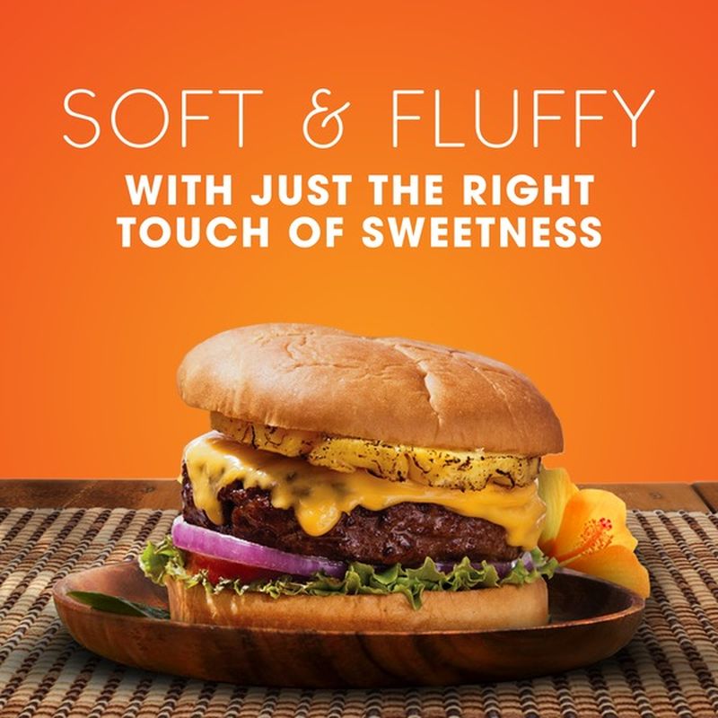 King's Hawaiian Hawaiian Sweet Hamburger Buns (12.8 oz) Instacart