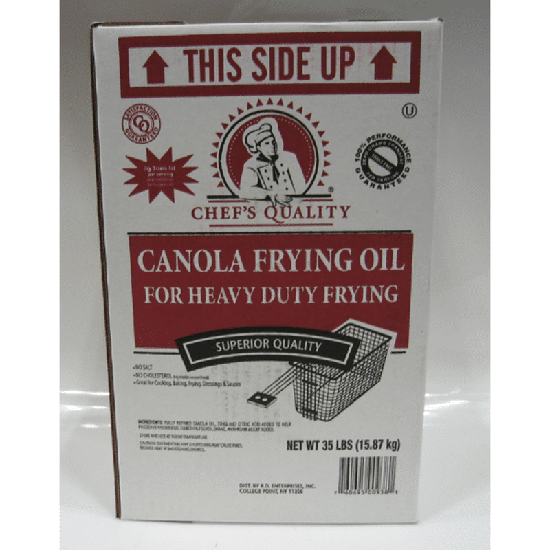 Chef's Quality 0 Trans Fat Canola Fry Oil (35 lb) Instacart