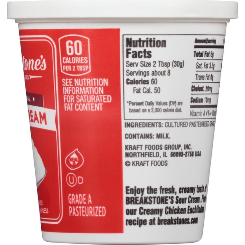 Breakstone'S All Natural Sour Cream (8 oz) from ShopRite Instacart