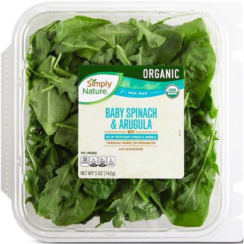 SimplyNature Organic Arugula & Spinach Mix