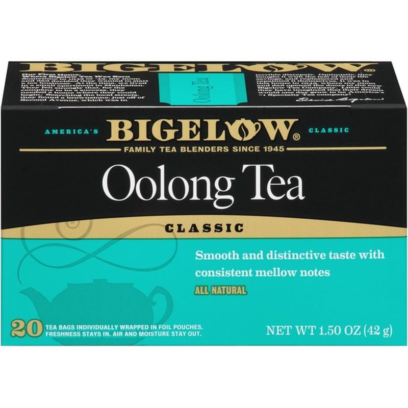 Bigelow Oolong Tea Bags (1.5 oz) from Lunardi’s Markets Instacart